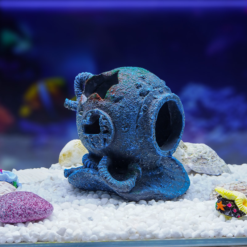 Estilo explosivo simulación barco hundido roto adornos pecera acuario decoración paisajismo barco en ruinas fondo marino resina velero refugio casa