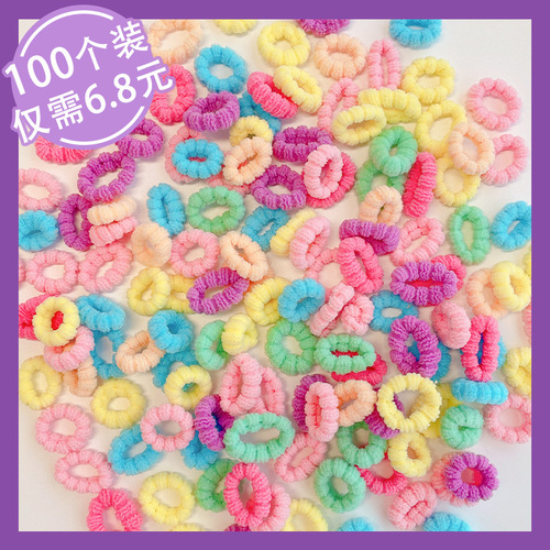 Infant and toddler scalp band, girl, baby, good elasticity, not hurting hair, towel ring hair rope, cute and durable hair rope for children