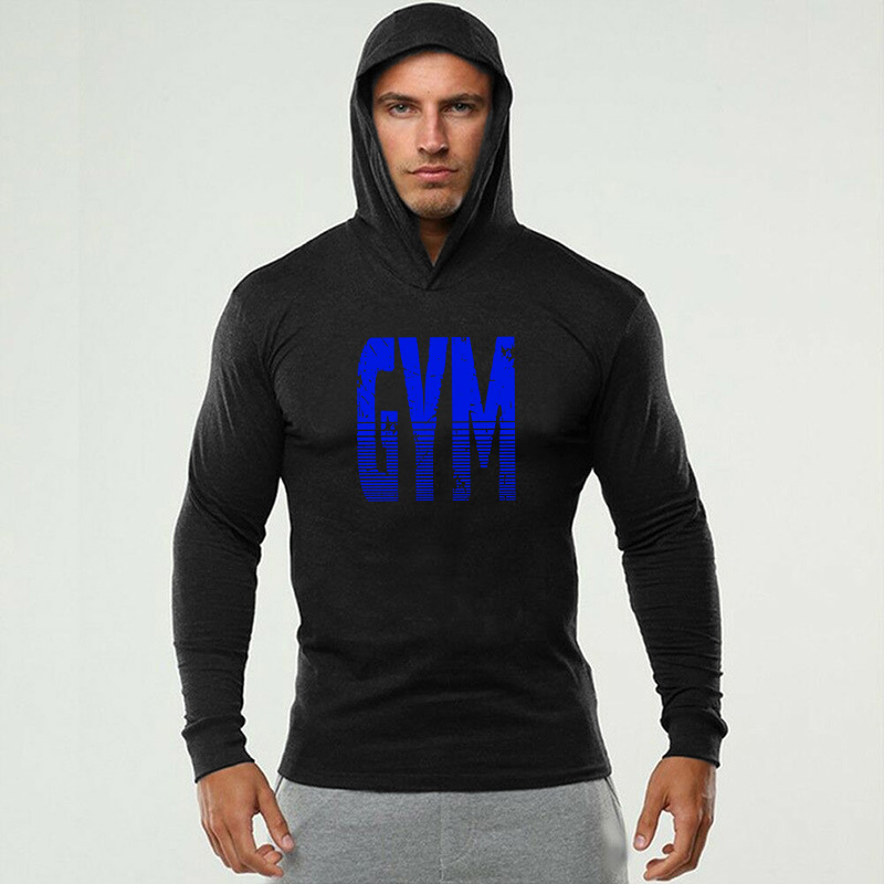 Men's sports loose running long sleeve jacket_voghion.com