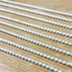 Stainless steel beaded chain metal jewelry bead chain link quality beaded chain metal jewelry accessories