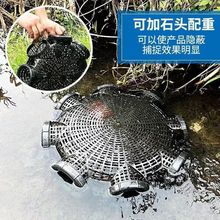 加强地鱼笼沉底八孔鳝鱼笼户外新款泥鳅笼黄鳝笼鱼虾笼倒须笼