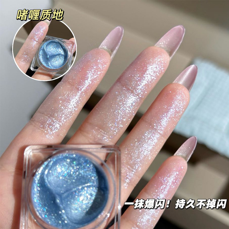 CACE 新製品ファンタジームーン織り高光沢液体ダイヤモンド真珠光沢のある点滅アイシャドウ明るく東南アジアドロップシッピング|undefined