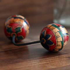 Indonesian hand-painted rhythm sand ball drum ball rhythm percussion instrument drummer gift Tong Yang band Gao Hu version percussion instrument