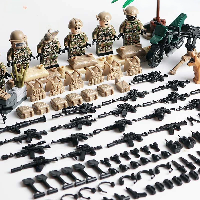 酷匠 Constructor, special forces, minifigures, toy, small parts
