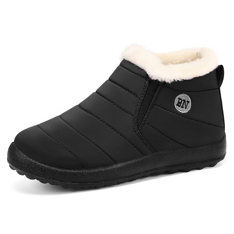 Zapatos de algodón para hombres y mujeres en invierno transfronterizos nuevos botas de algodón gruesas de poliuretano calentamiento de invierno casuales botas de nieve ligeras