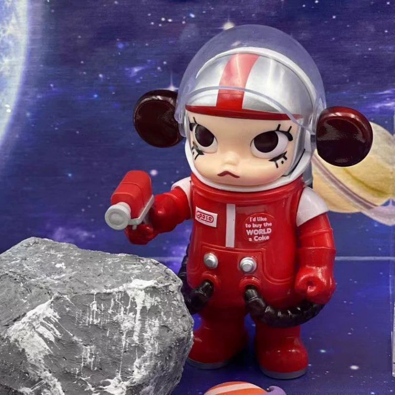 Коллекционная серия Bubble Mart Mega Space Molly Astronaut Jasmine второго поколения — коробка-головоломка ручной работы