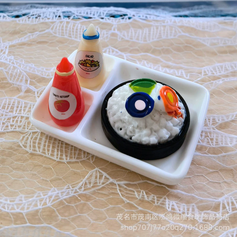 Миниатюрный набор суши для кукольного домика