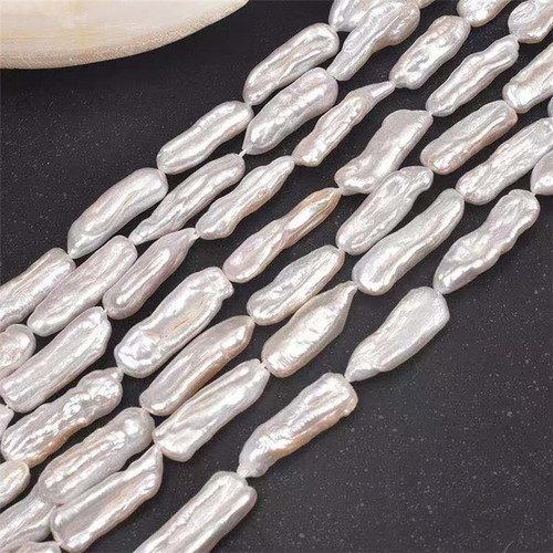 New Strong Light Natural Baroque Irregular Pear-shaped Bead Long Stranded Bead DIY Handmade Bead Jewelry Accessory