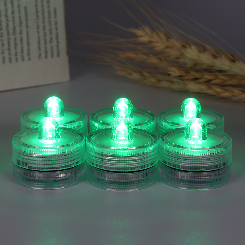 Impermeable vela luz del tanque de peces luz DE BUCEO colorido sumergido vela luz bar fiesta boda decoración accesorios electrónicos