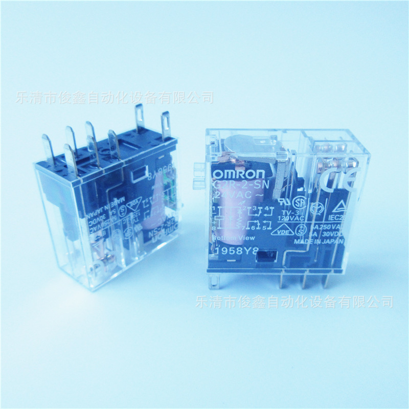 原装正品 小型中间继电器G2R-2-SN AC24V 8脚