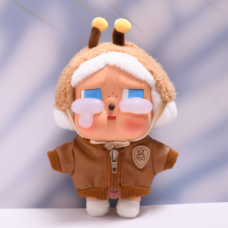 ただの子供服】泣く子供の涙の工場はゴムの顔の人形をごまかします。