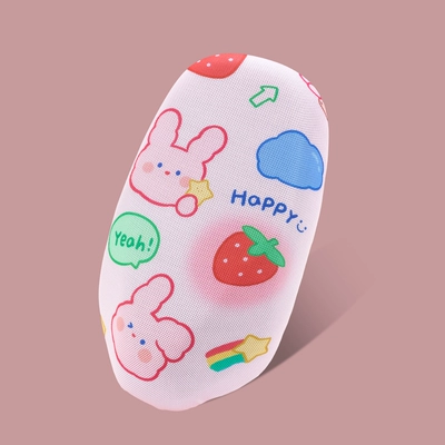 Seat Cover Waterproof Anti-slip Wear-resistant, Electric vehicle foot mat - emma-aiduo-qb33-cushion-pink-rabbit