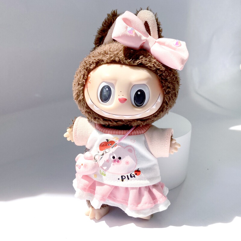 17cm 一世代、二世代、三世代 ラブブ ペンダント ベビー服 スカート セーター オーバーオール Tシャツ スーツ|undefined