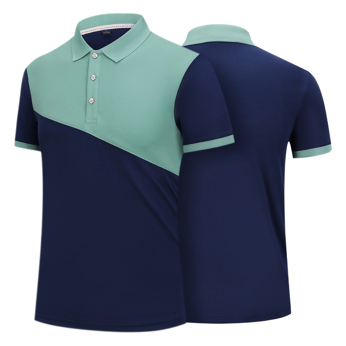 Monos a juego de colores impresión personalizada ropa de trabajo bordado costura camisa de polo Camiseta de manga corta de los hombres al por mayor camisa de publicidad