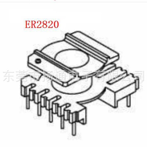 ER2820变压器骨架电木骨架ER28高频骨架单边加宽5+5脚亚马逊骨架