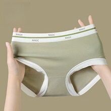新款60S纯棉内裤女7A抗菌纯棉透气裆阳光全棉档女士三角中腰内裤