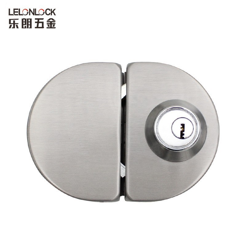 Fábrica directa cerradura de puerta de acero inoxidable cerradura central de doble puerta cerradura de puerta corredera de oficina cerradura de vidrio