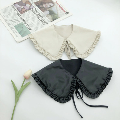 Manufactor Of large number goods in stock False collar Shawl New products PU Shawl Women's wear No good fashion Trend