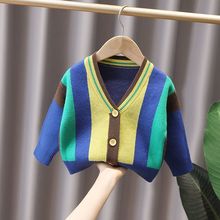 包郵【高品質】2022秋裝新款兒童毛衣開衫男女寶寶針織衫中小童外