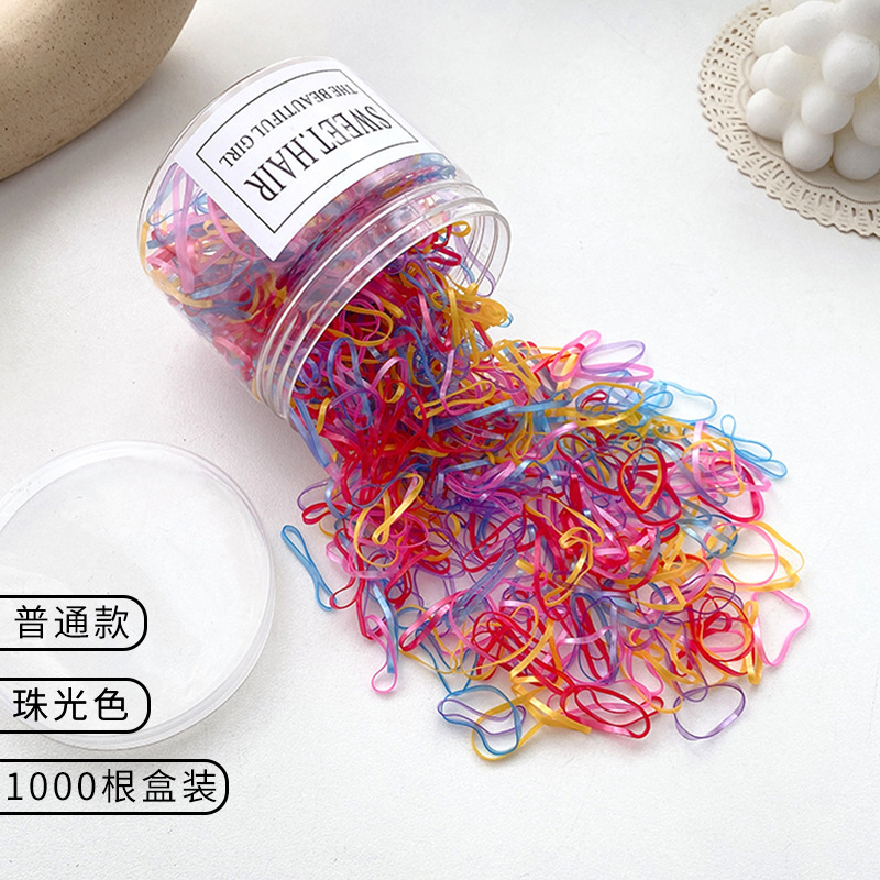 黒色使い捨てゴムバンドヘアゴム 女性用 高弾性 髪を傷めない 子供用ヘアゴム 編み込みヘアゴム 女の子用ヘアリング|undefined