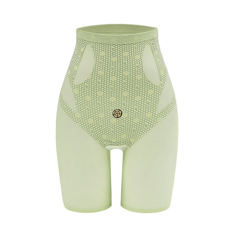 Pantalón Moldeador de Malla con Cintura Alta de Nylon, Sin Marcas, Caderas Elevadas para Postparto