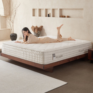 Zero-Pressure Sleeping Experience, Lufeng Hotel-Style Mattress, Five-Star Quality, Thickened, Ultra-Soft Spring Latex, High Resilience