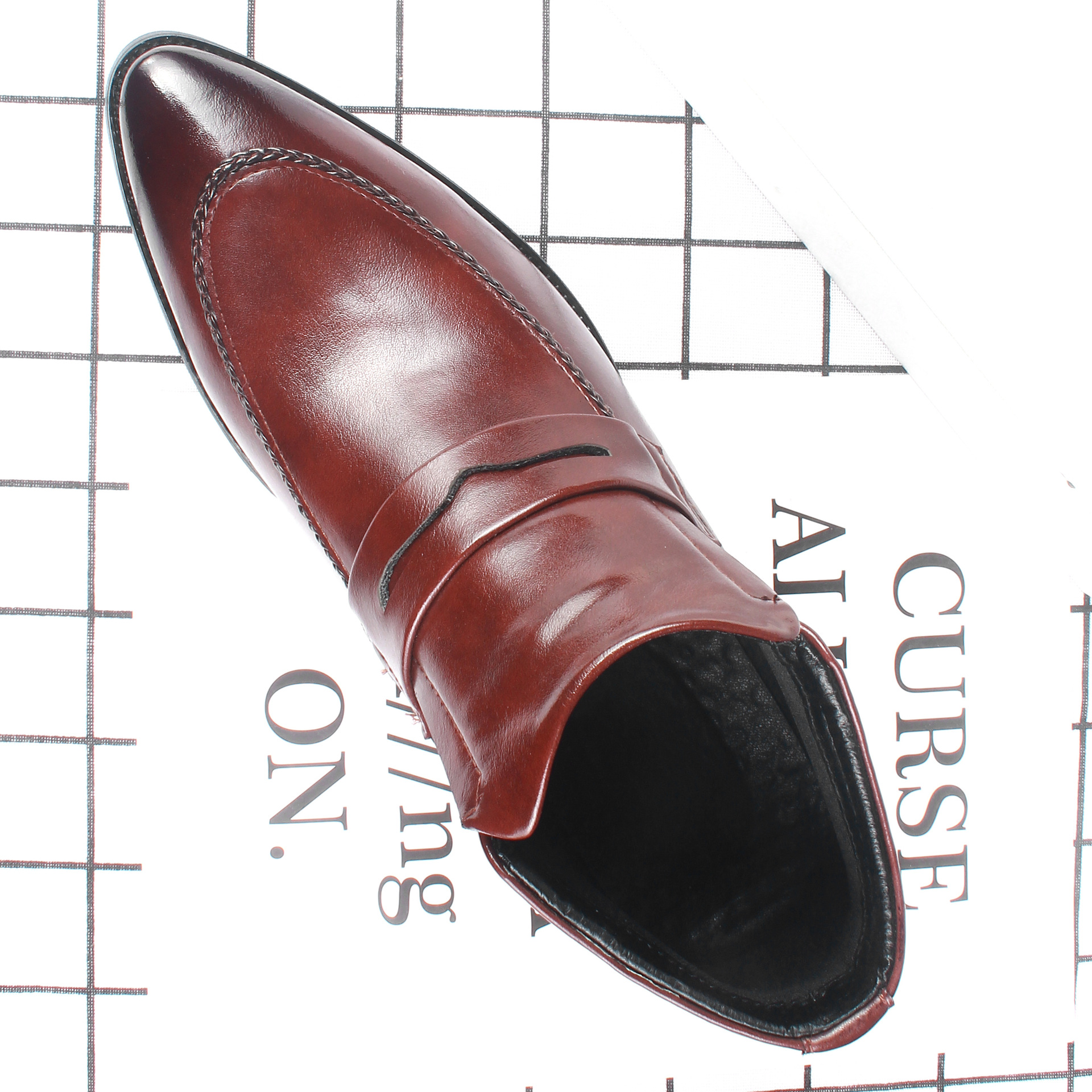 2022ƤЬ���¿�������װ�����ļ�͸����ʿӢ�׺����ͷƤЬ100