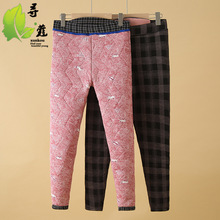 妈妈裤子冬季加绒加厚休闲棉裤中老年女装护膝保暖棉裤女裤子外穿