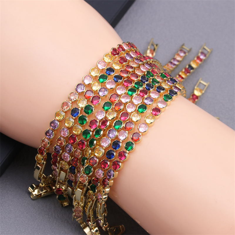 Fashion Butterfly Copper Zircon Bracelets display picture 5