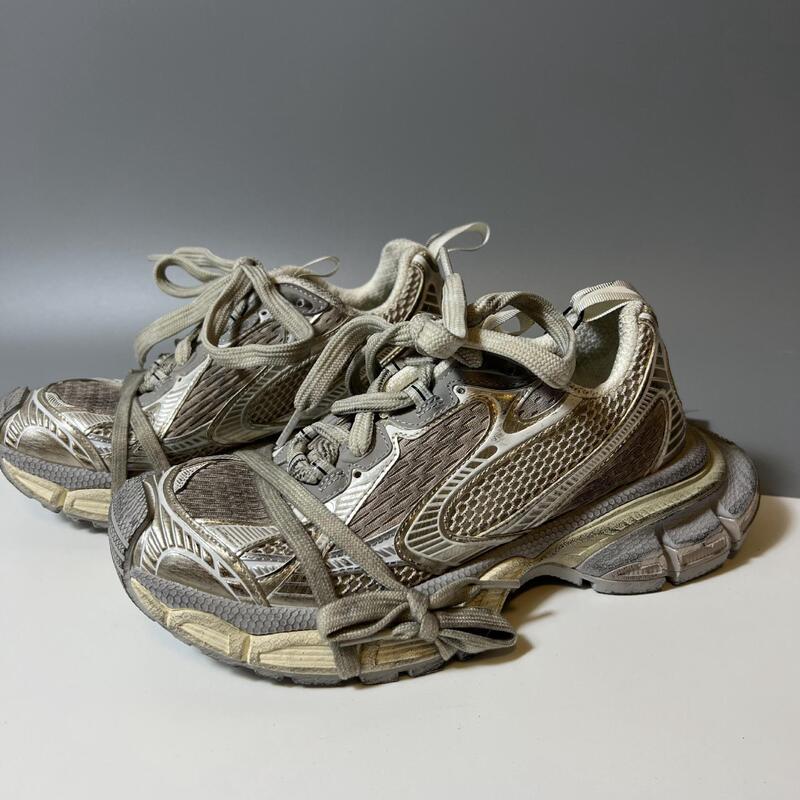 New Paris 3XL Mesh Breathable Show Retro Elevated Old Dirty Torre Shoes Couple Shoes
