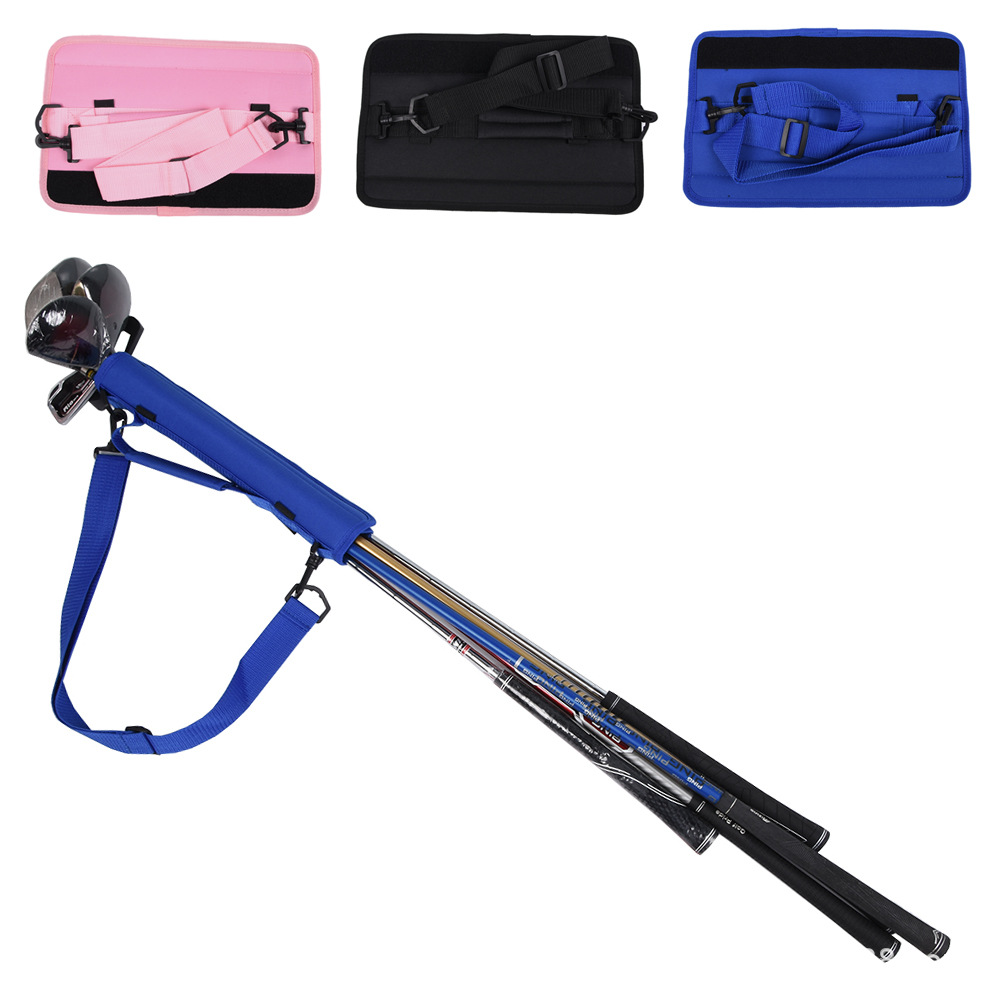 Bolsa de club de golf simple plegable mini bolsa de pistola pequeña bolsa de hombro portátil media manga bolsa de pistola