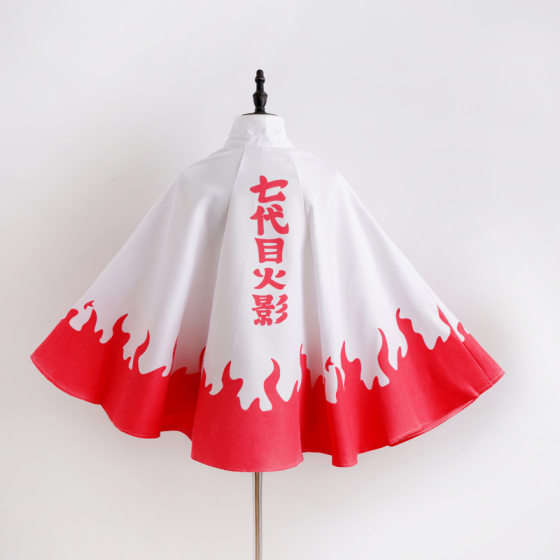 Naruto Same Style Xiao Organization Cloak Japanese Anime Clothes Secondary Cosly Clothing Red Cloud Robe