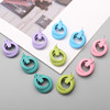 Fresh fashionable cute earrings, 2021 years, simple and elegant design, internet celebrity