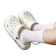 Croc Shoes Women's 2025 New Summer Outer Wear Cute Thick-Soled Eva Outdoor Sports and Leisure Toe-Toe Slippers