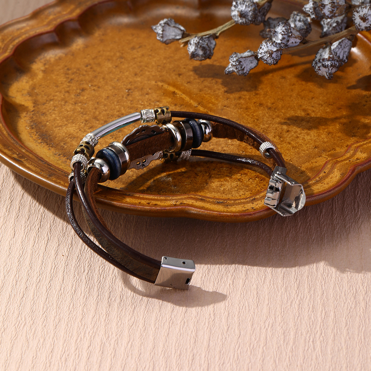 Heißer verkauf Bohemian ethnischen stil herbst und winter schmuck türkis anhänger retro halskette pullover kette_voghion.com