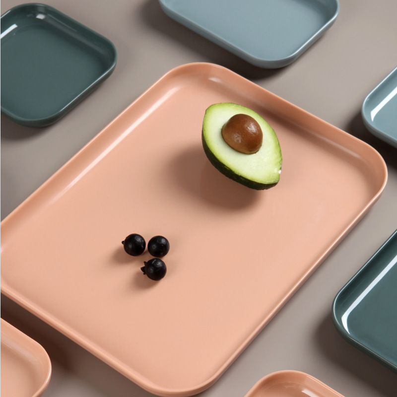 Xinfu 2021 Autumn Moran Series New Tray Rectangular Size Living Room Coffee Table Tea Tray Hotel Miscellaneous Tray