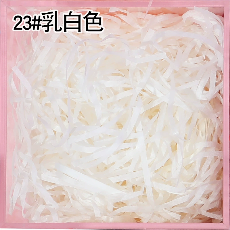 Плотный обложной карт зубчик raffia порванная бумага шелк 50g 30g бумага шелк упаковочная подарочная коробка декор заполнение цветной стружкой бумажные полоски