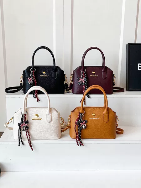 High-End Retro Bag for Women 2026 New Fashion Color-Blocking Versatile Large-Capacity Textured Shoulder Tote Shell Bag