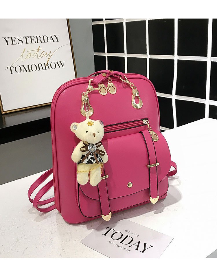 New style backpacks for women, fresh and cute student fashion and casual Korean-style women's bags, cross-border one-piece shipping worldwide undefined