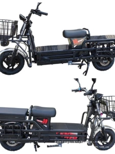 Heavy-Duty Electric Vehicle with License Plate, Electric Motorcycle 60V/72V for Courier, Two-Wheel Mountain Climbing, Cargo Delivery, Long-Distance Running, Wholesale