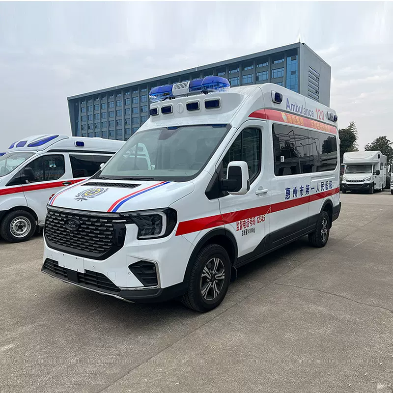 程力威牌福ford特新全顺v363 T8救护车 120急救车 救护车生产厂家