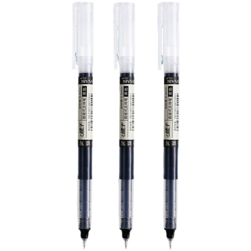 Rollerball quick dry rollerball pen for students, water-based pen, 0.5mm