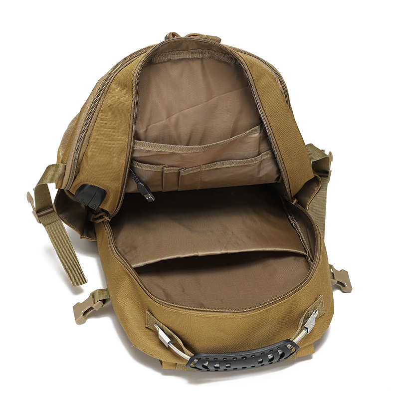 Mochila táctica deportiva transfronteriza al aire libre mochila deportiva multifuncional material anti-desgarro camuflaje mochila al por mayor