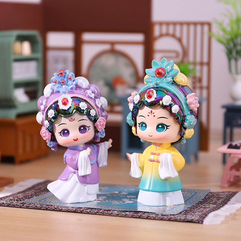 古代スタイルの文化的で創造的なギフト、絶世の魅力のブラインドボックス、レトロな女の子の創造的なトレンディなおもちゃ、人気の周辺デスクトップ装飾品|undefined