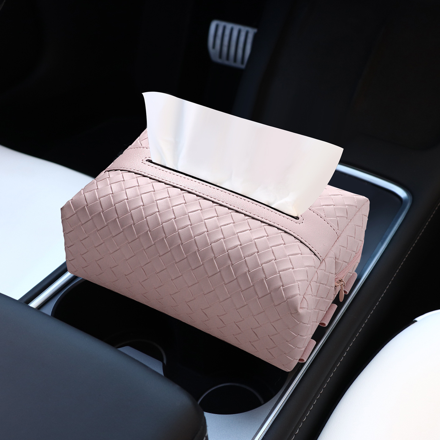 Tissue Box Glasses | KAKTUS Car tissue box/set - car-tissue-box-pink