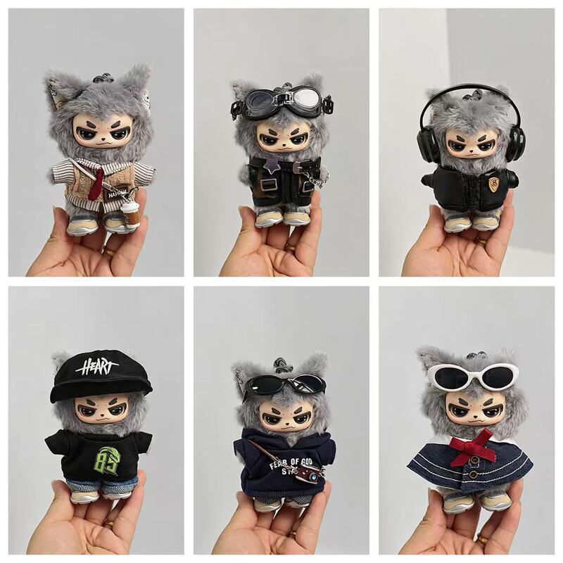 Only Doll Clothes】Little Aoh 2.0 Rule Exception Mini Clothes Plush Pendant Cool Leather Jacket Leather Skirt Doll Outfit Replacement Only Doll Clothes】Little Aoh 2.0 Rule Exception Mini Clothes Plush Pendant Cool Leather Jacket Leather Skirt Doll Outfit Replacement