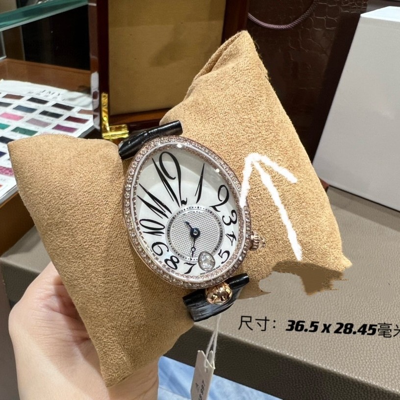 Queen of Naples Watch Diamond Oval Ladies Watch Fully Automatic Mechanical Watch Factory Wholesale