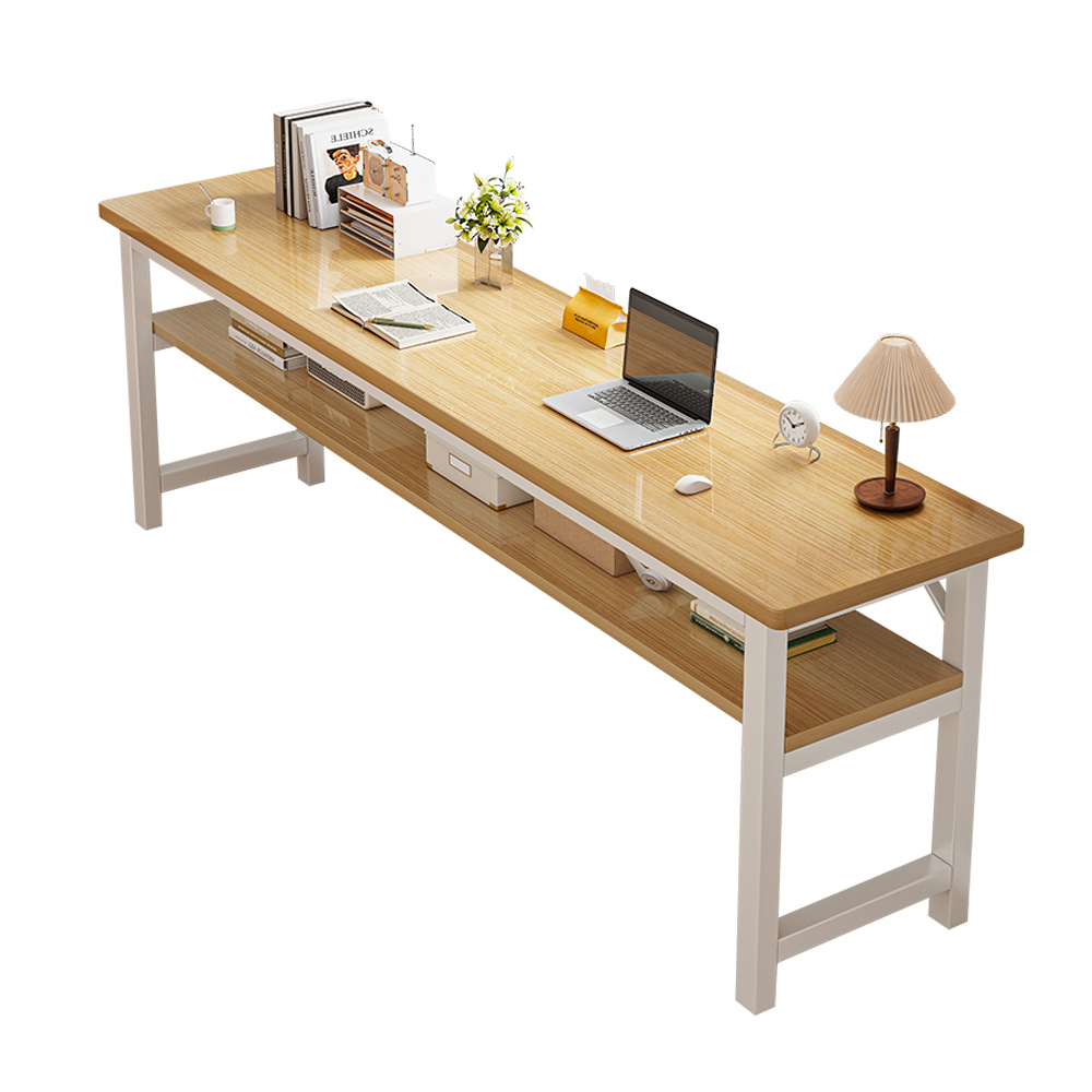 Escritorio para niñas dormitorio casero tabla larga tabla rectangular contra la pared tabla estrecha mesa de trabajo escritorio de computadora simple casa de alquiler image 6