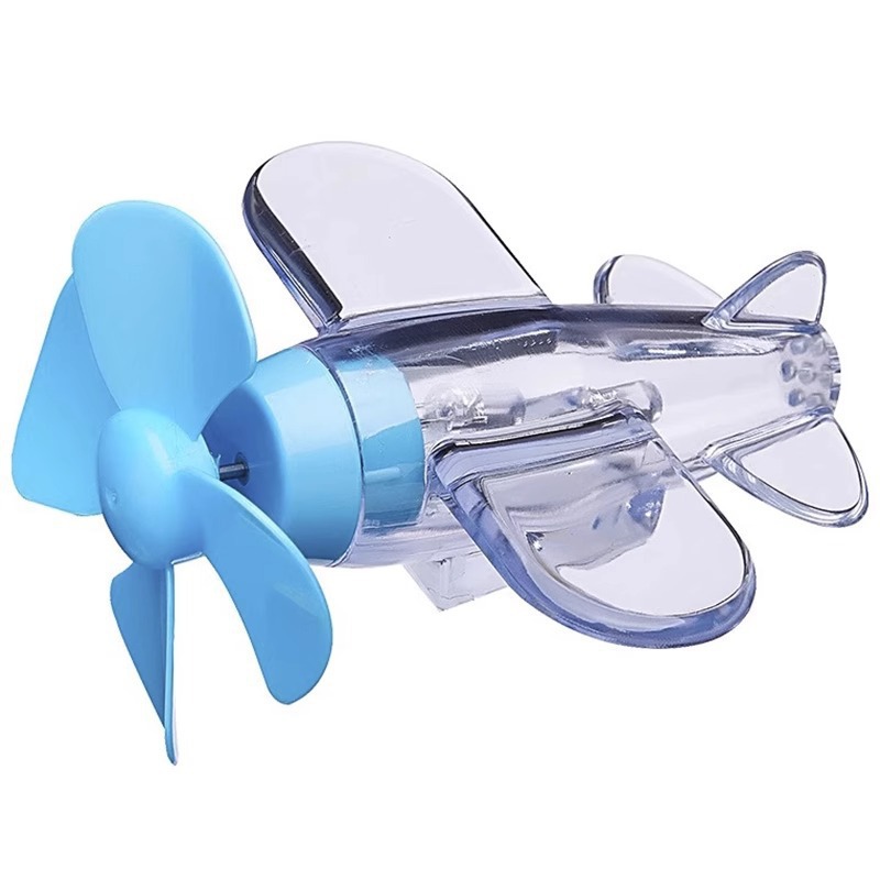 风力发电小飞机彩灯电动车摩托车风能LED亮光车载装饰汽车氛围灯