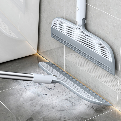 Black technology magic broom, household hair-free broom, floor scraping dual-purpose broom, dustpan, water and wiping artifact